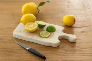 Tulsi and lemon juice