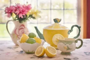 Lemon-mint tea