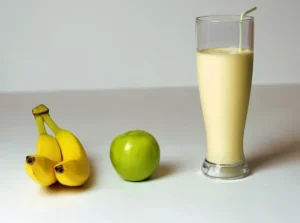 Milkshakes with banana
