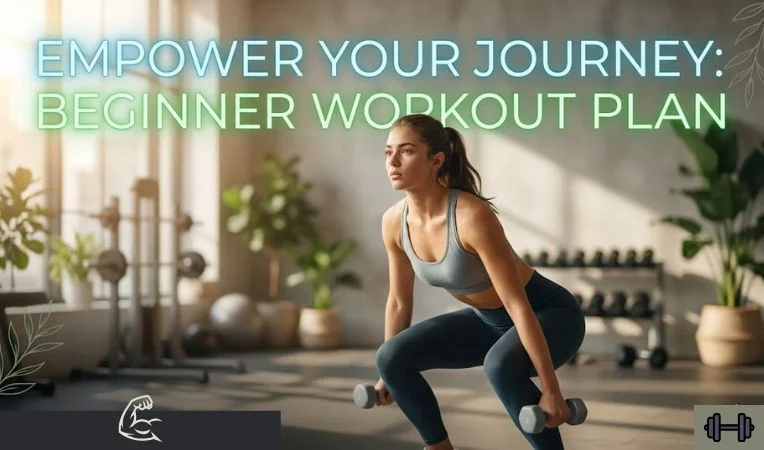 A female weight loss workout routine for beginners at home.