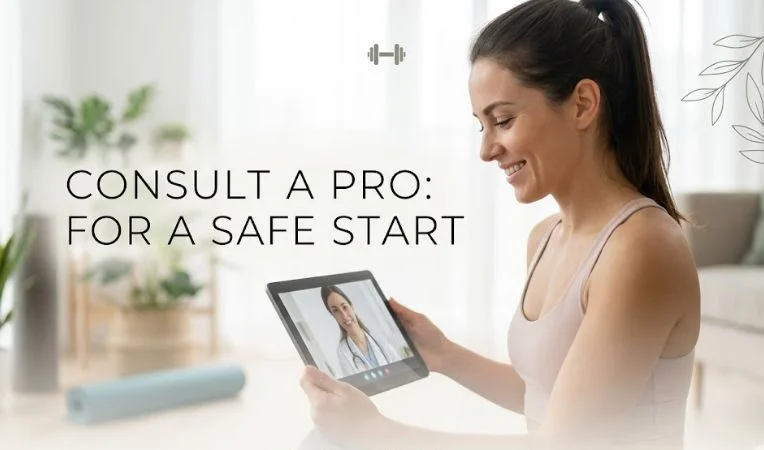 Professional advice for starting a female weight loss workout.