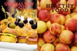 Difference Between Healthy Food and Unhealthy Food