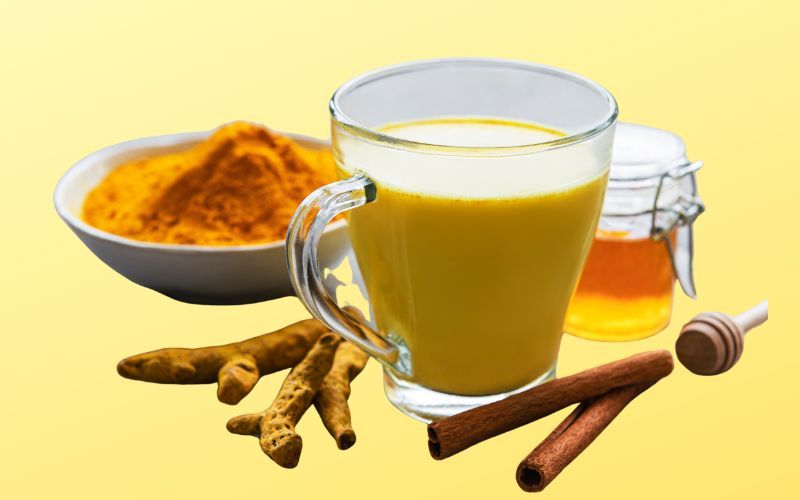 Turmeric golden milk for liver detox and inflammation relief
