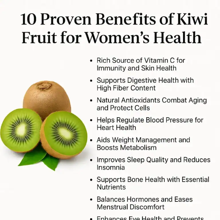 10 Amazing Health Benefits of Kiwi for Women