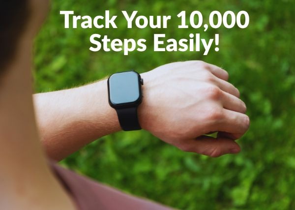 10,000 Steps Goal Reached on Smartwatch